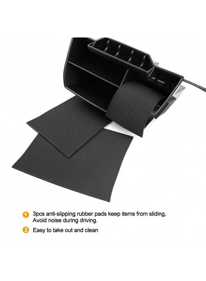 ثينيس لصندوق تخزين الوحدة المركزية للجيل العاشر، صواني العملات، منظم بطاقات مع كابل تمديد USB، متوافق مع هوندا سيفيك 2016، 2017، 2018، 2019، 2020، 2021 - Image 2